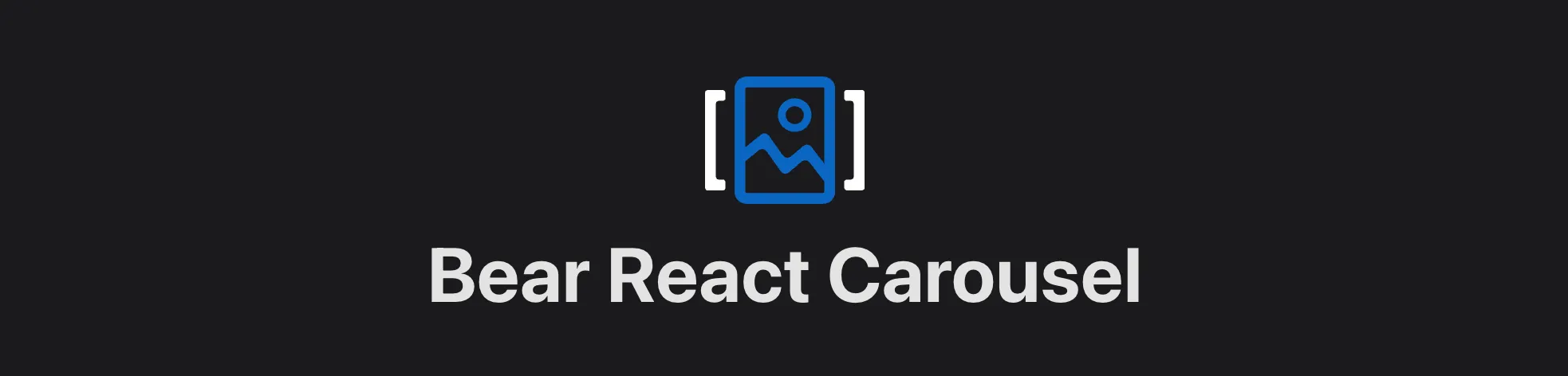 Bear React Carousel Logo
